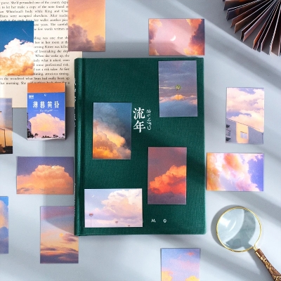 Picture of 50PCS Island In The Sky Series Washi Stickers Album Diary Journal Decorative Crafts Scrapbooking DIY Sticker Book
