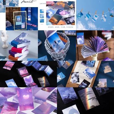 Picture of 50PCS Island In The Sky Series Washi Stickers Album Diary Journal Decorative Crafts Scrapbooking DIY Sticker Book