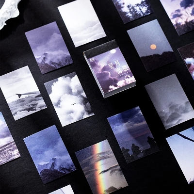 Picture of 50PCS Island In The Sky Series Washi Stickers Album Diary Journal Decorative Crafts Scrapbooking DIY Sticker Book