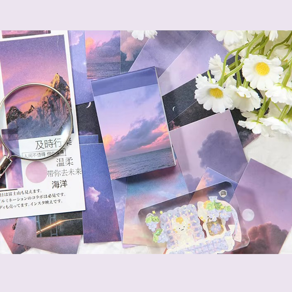 Picture of 50PCS Starry Sky Series Washi Stickers Album Diary Journal Decorative Crafts Scrapbooking DIY Sticker Book