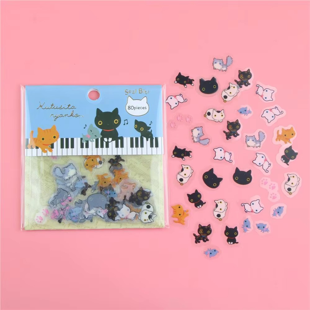 Picture of 80 PCS Pack Corner Easily Bear Sticker Pack Sticker Stationery Kit For Kids DIY Decorative Stickers Notebook