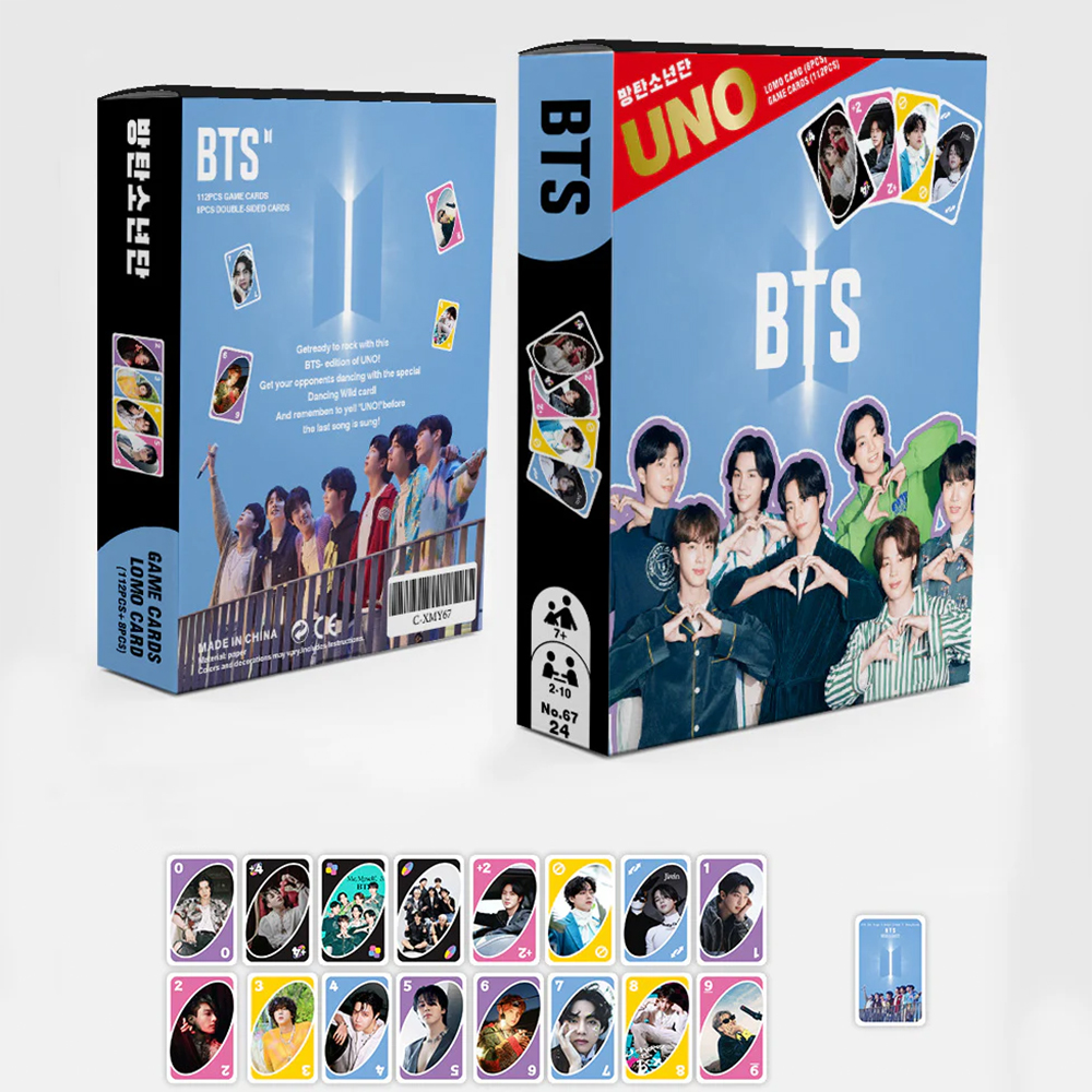 Picture of KPOP BTS 112PCS UNO CARDS Festa Imported Jung Kook Taehyung Jimin Suga J-Hope RM Jin