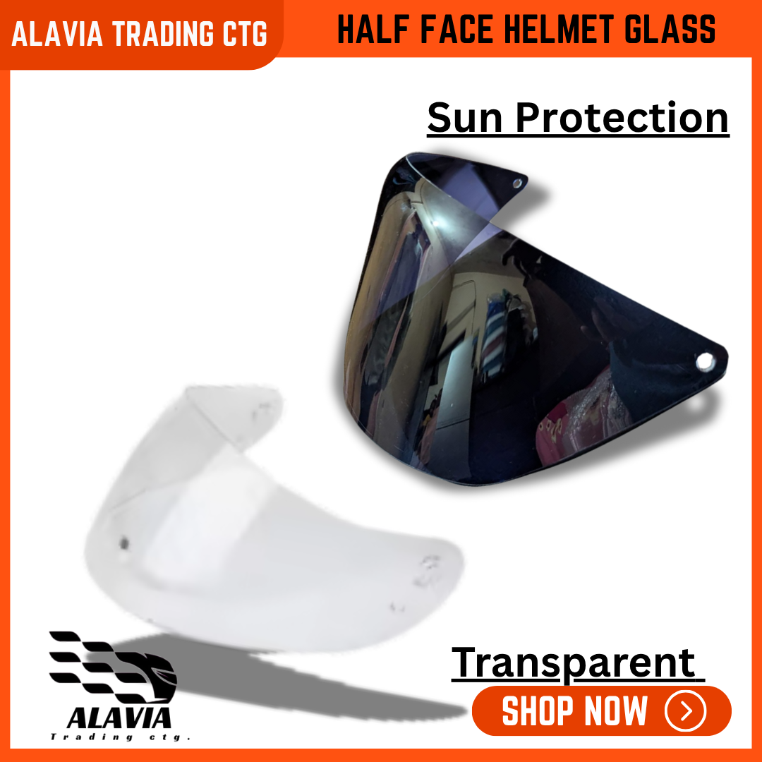 Pink Half Face Helmet – Cap Style Bike Helmet with Sun Protection Glass | Stylish Open Face Helmet for Men & Women – Durable ABS Build