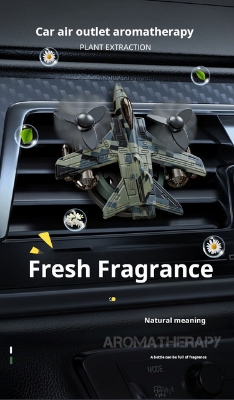 Picture of Car Diffuser Vent Clip Car Aircraft Air Freshener Automotive Scents Accessories with 3 Pcs Perfume Flakes Aromatherapy Decoration for Cars