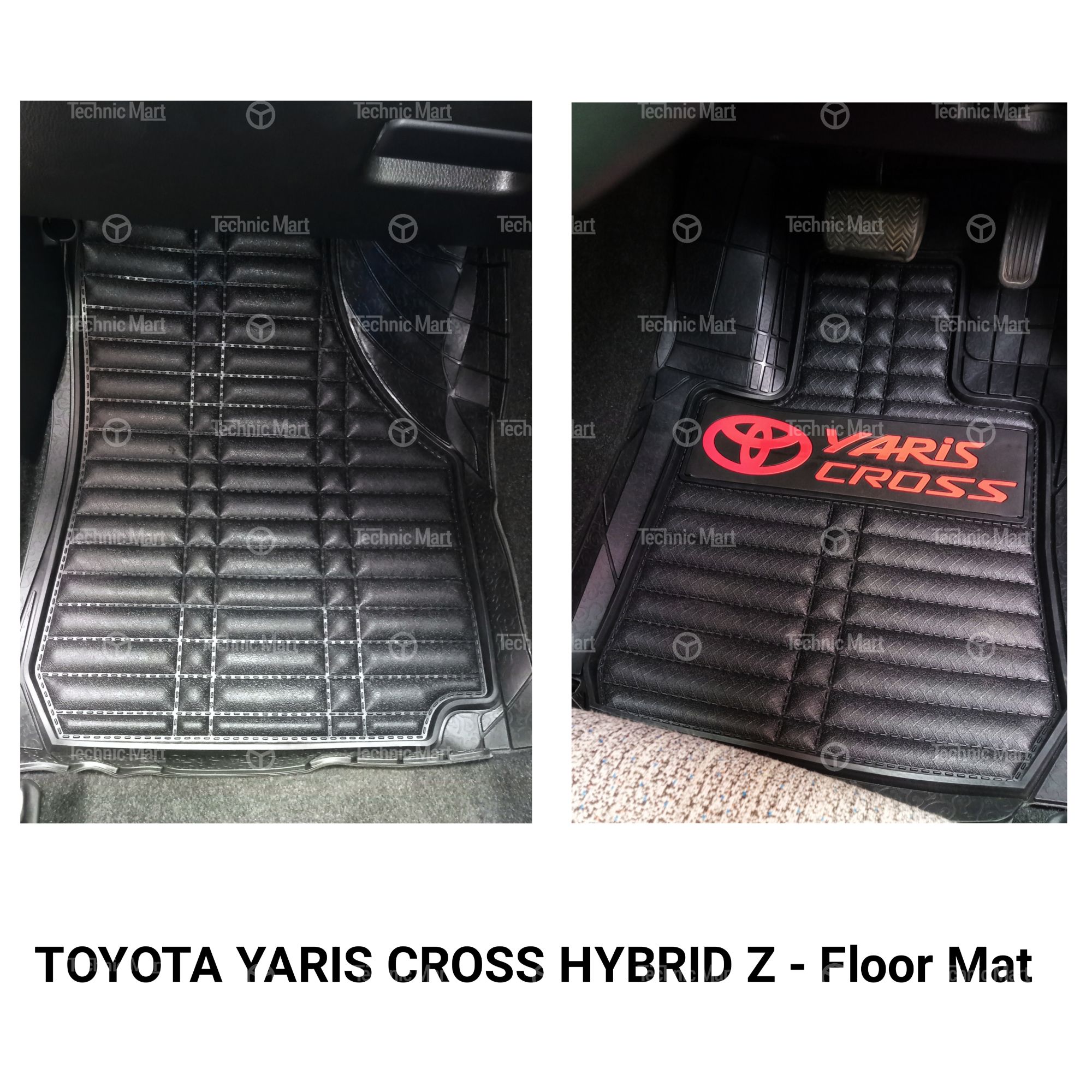 Picture of TOYOTA YARIS CROSS HYBRID Z - Rubber Floor Mats 1 set.