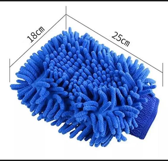 Picture of Car Washing and Cleaning Microfibre Hand Mitt Gloves (Single hand)