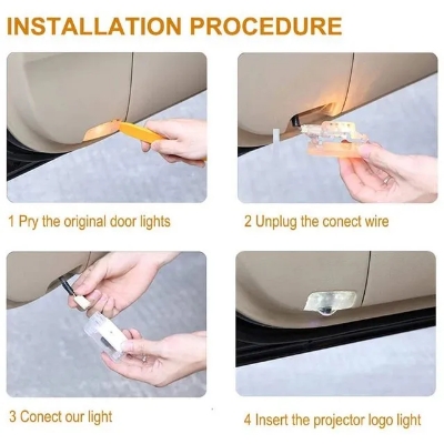 Picture of Toyota Harrier Logo Projection Door Light 2Pcs
