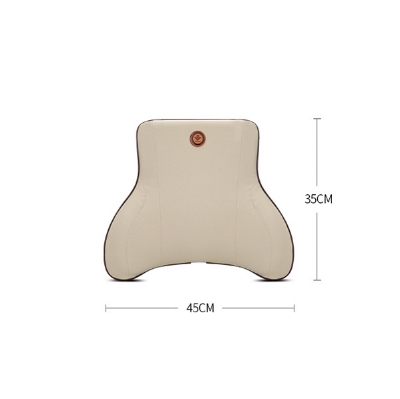 Picture of Premium Car memory foam backrest lumbar support Black colour.
