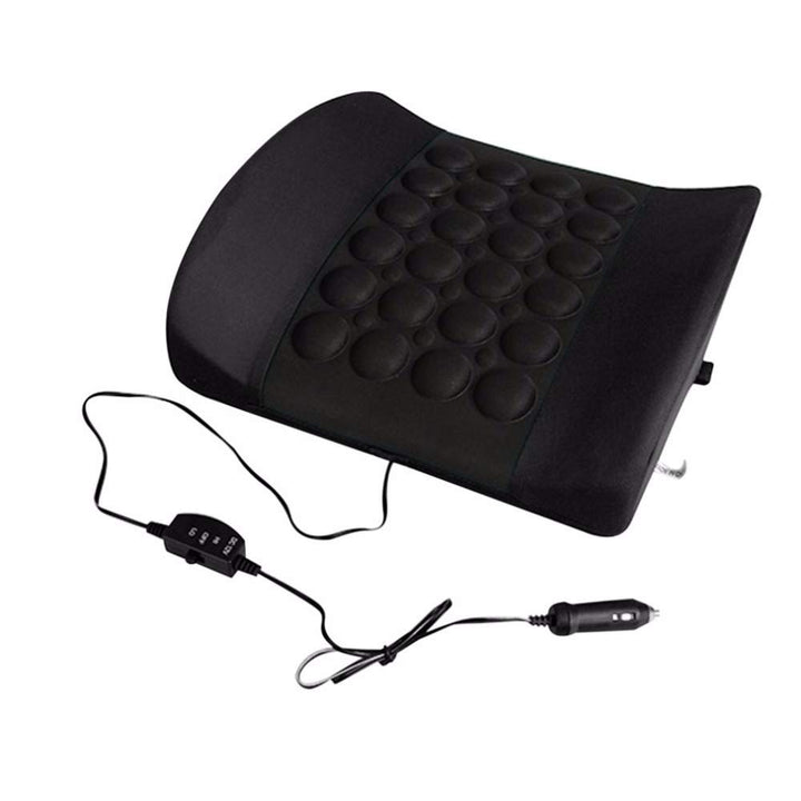 Picture of Back Support Electric Massage Vibration Lumbar Car Seat Pillow Cushions