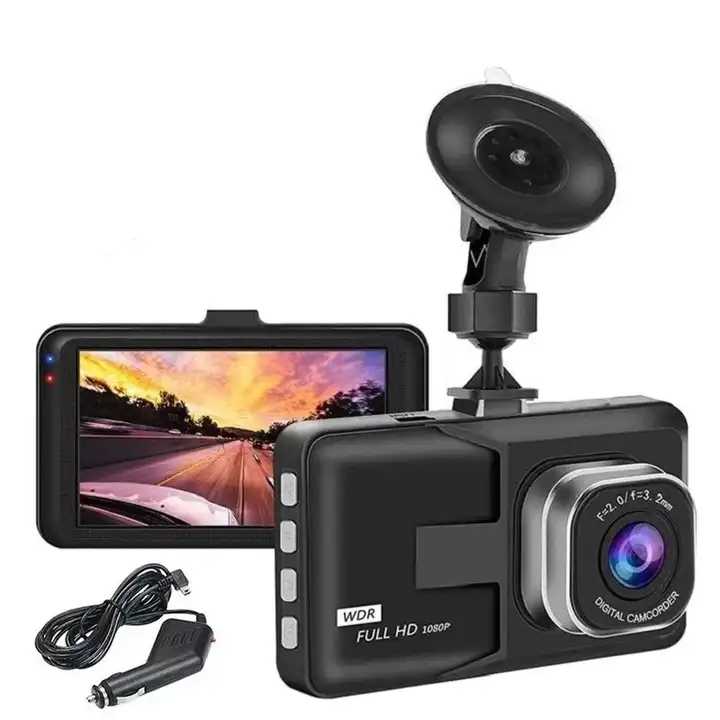 Picture of Full HD 1080P IPS Screen Vehicle Camera Dashcam Auto DVR Video Recorde Car Carcam Dash CamDriving Recorder Cameras