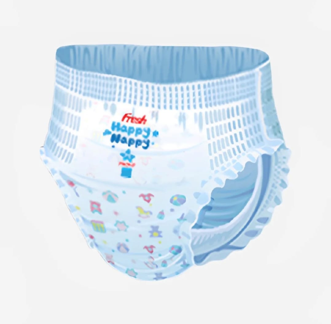 Buy Fresh Happy Nappy Pant Diaper 9-14 KG (L Size) 4 Pcs Mini Pack  at best price in Bangladesh