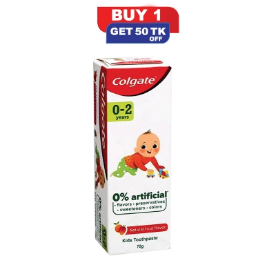 Picture of Colgate Toothpaste Fruit Flavor For Kids (0-2 years)-70gm-CPFH