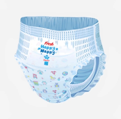 Buy  Fresh Happy Nappy Pant Diaper 12- 17 KG (XL Size) 4 Pcs Mini Pack  at best price in Bangladesh