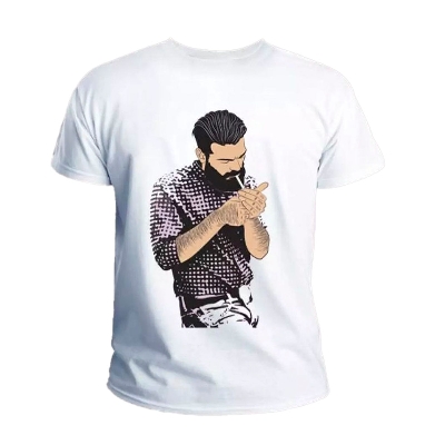 Picture of Casual T-Shirt For Men - White - Tshirt For Men