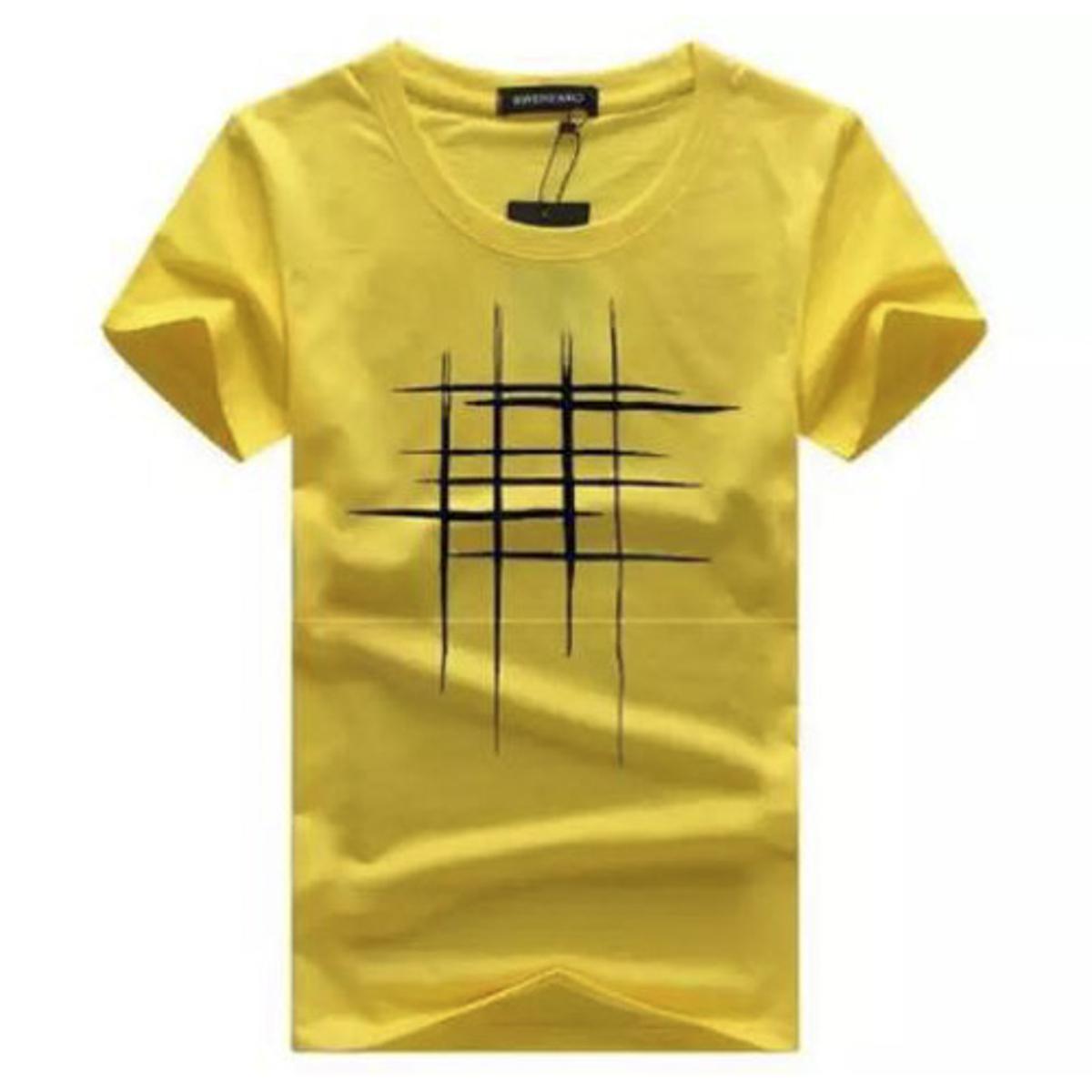 Picture of Poly-Cotton Casual T-shirt for Men