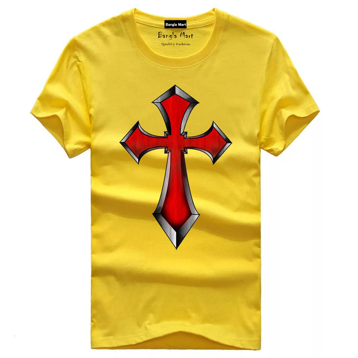 Picture of Bangla Mart Sublimation Print Tops Men's Short Sleeve T-shirt