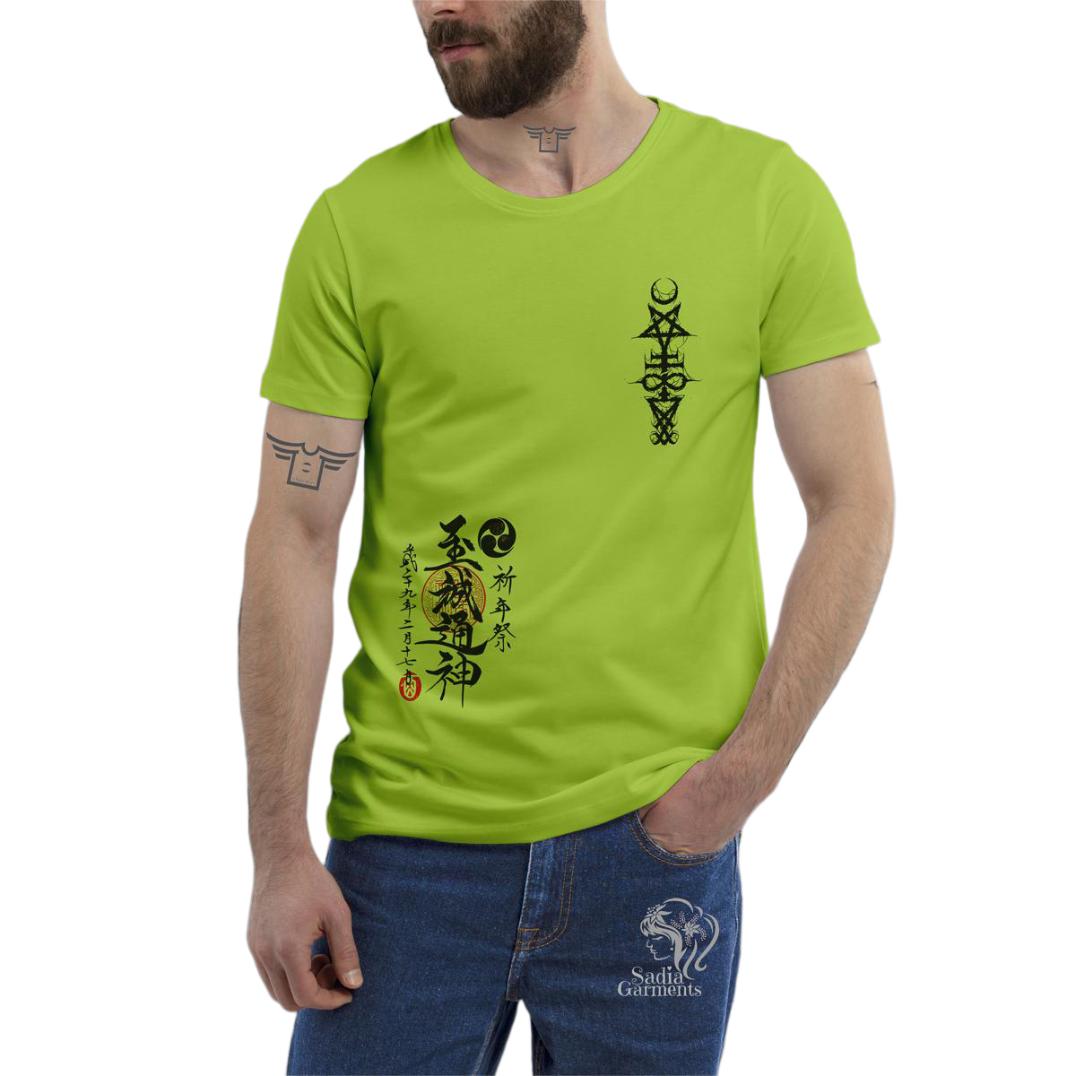 Picture of Half Hata Jersey Fashionable Tshirt - Tshirt For Men