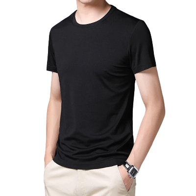 Picture of Fashionable Half Hata T-Shirt for Men - Elevate Your Casual Style with Comfort