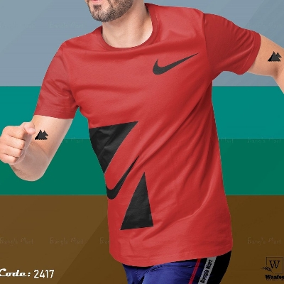 Picture of Brand Logo Short Sleeve Fashionable Menz Tshirt