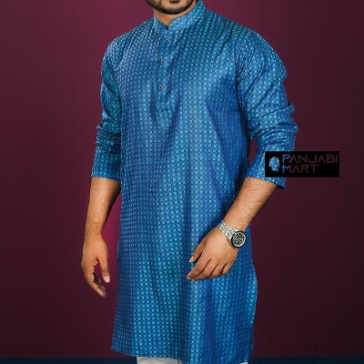 Picture of Trendsetter -Upscale Living -Stylish And Fashionable Peyaj Cotton Panjabi For Men - Panjabi - Panjabi For Men- Inventive Choice