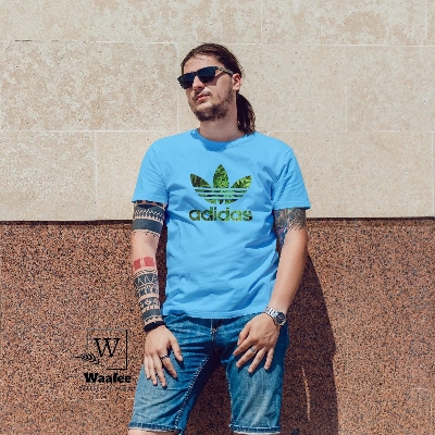 Picture of Comfortable jersey fabrics half hata tshirt with logo - Tshirt