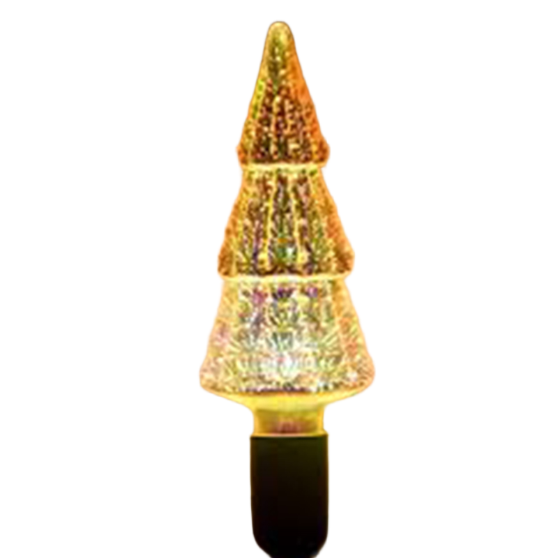 Picture of 3D Firework Led Decorative Light Bulb Christmas Tree Shape
