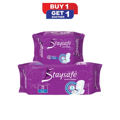 Picture of Staysafe Sanitary Napkin-HF (16+8 Combo)