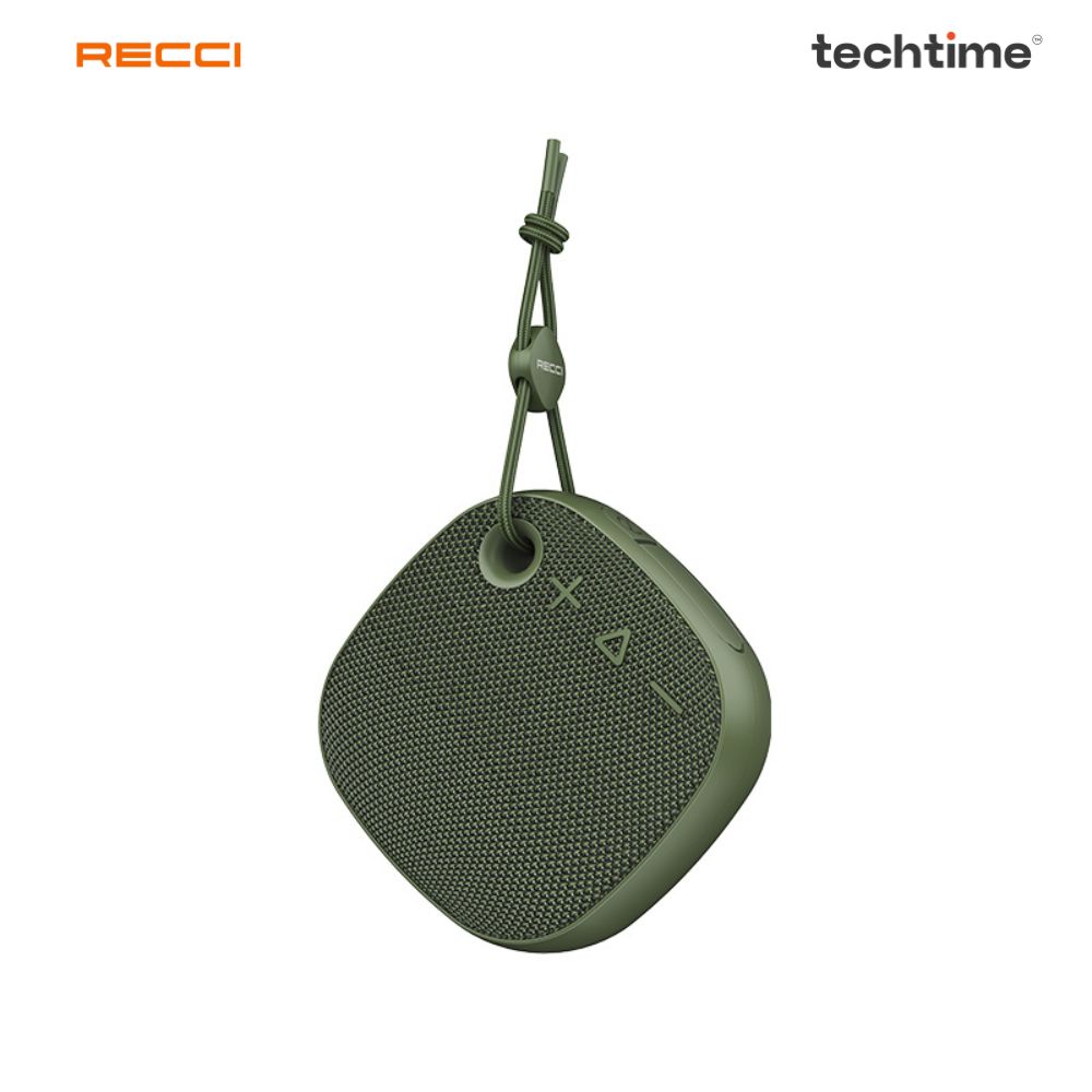 Picture of Recci RSK-W43 Outdoor Portable Wireless Speaker, Hi-Fi 5W, 1200mAh Battery-Black