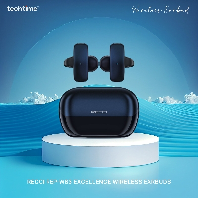 Picture of Recci REP-W83 ENC Earbud | Hi-Fi Sound | 16 Hours Music | Type-C | Water Resistance | 6 Months Warranty