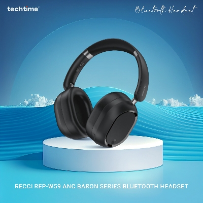 Picture of Recci REP-W79 ANC Over-Ear Headsets for Premium Noise-Canceling Comfort