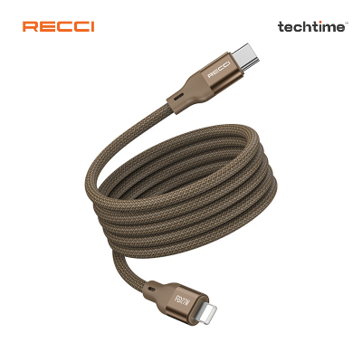 Picture of Recci RS23CL 100cm Type-C To Lightning Magnetic Data Cable, Titanium Gold Color