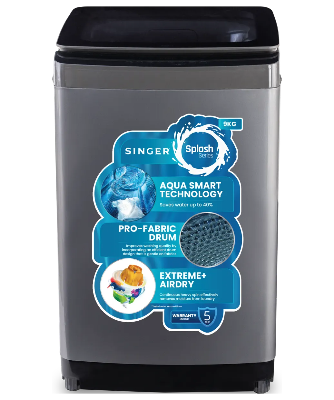 Picture of Singer 9 KG Top Load Washing Machine (S300ATL90ISMJG1)