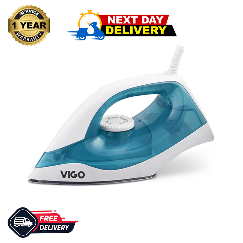 Picture of ViGO Light Weight Electric Iron 1000W with Overheat Protection VIG-DEI-009 Blue