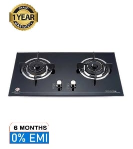 RFL Double Built In Glass Hob Orchid (Line Gas)