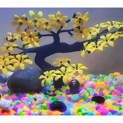 Picture of Aquarium colorful stones mixed for decoration 250g