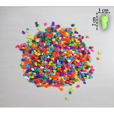 Picture of Aquarium colorful stones mixed for decoration 250g