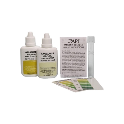 Picture of API AMMONIA TEST KIT (2023) (USA) Different styles available, Monitor water quality and helps prevent invisible problems that can be harmful to fish, Fast, easy and accurate, Use weekly and when problem appear