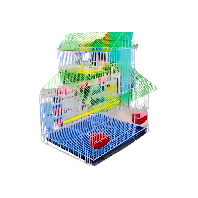 Picture of Home Shape Big Size China Premium Metal Bird Cage (2025) With All Accessories Cash On Delivery Available