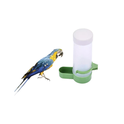 Picture of 5pcs 140ml Bird water pot Pet Drinker Feeder Waterer Clip for Aviary Budgie Cockatiel Lovebird farming equipment