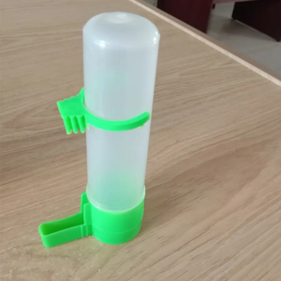 Picture of 5pcs 140ml Bird water pot Pet Drinker Feeder Waterer Clip for Aviary Budgie Cockatiel Lovebird farming equipment