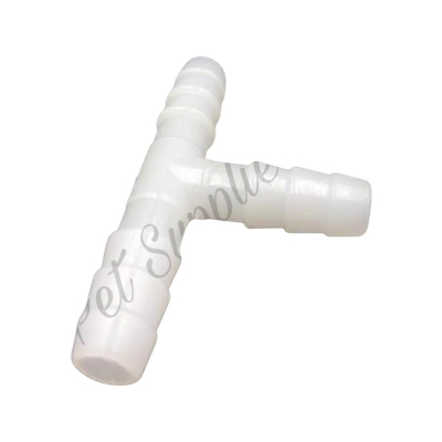 Picture of 10MM Plastic Equal 3 Way Tee Type Hose Connector (10 Pcs)  Pipe Fitting Tube Joint for Biofloc