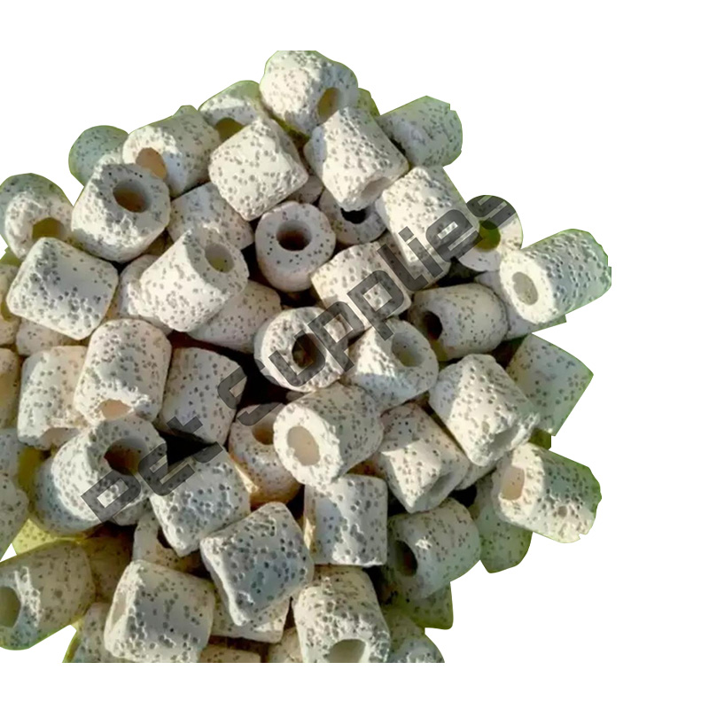 Picture of Ceramic Rings For Fish Tank Filter Bacteria Bio Filter Off white 250 gram