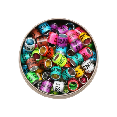Picture of 8mm Bird Foot Ring for 2025 Racing Pigeon Rings Pigeon Leg Bands Multicolor