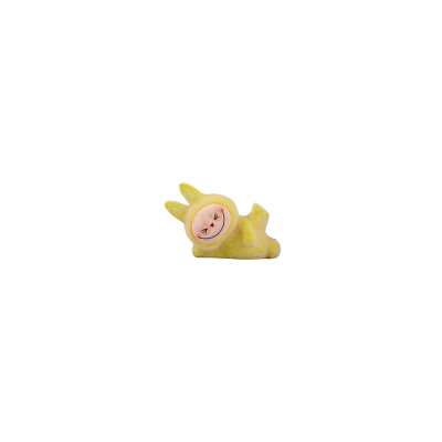 Picture of Mini Labubu The Monsters Naptime Collection | Flocked Resin Figures | Adorable Set of Sleeping Monster Statues | Unique Decor for Home or Office- 1 piece 