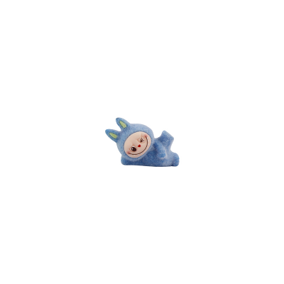 Picture of Mini Labubu The Monsters Naptime Collection | Flocked Resin Figures | Adorable Set of Sleeping Monster Statues | Unique Decor for Home or Office- 1 piece 