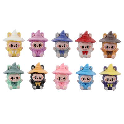 Picture of Mini Labubu Wizard Series | Resin Figure Set | Cute & Quirky Witch-Themed Collectibles | Unique Decor for Fantasy Lovers- 10 piece set