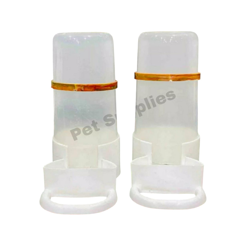 Picture of (2 Pcs) SUPREPET Pet Bird Feeder Water Food Bird Feeder Outdoor Plastic Automatic Bird Feeder