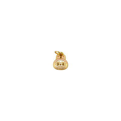 Picture of Miniature Labubu Charm | Gold Finish Collectible Pendant | Cute & Quirky Labubu Head Figurine | Ideal for Charm Bracelets, Necklaces, and Bag Charms- 1 piece