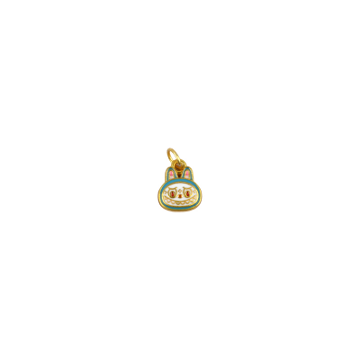 Picture of Miniature Labubu Charm | Gold Finish Collectible Pendant | Cute & Quirky Labubu Head Figurine | Ideal for Charm Bracelets, Necklaces, and Bag Charms- 1 piece