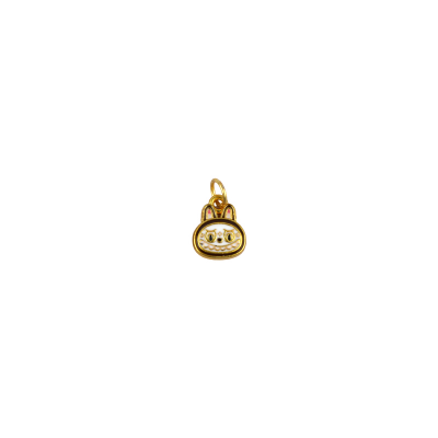 Picture of Miniature Labubu Charm | Gold Finish Collectible Pendant | Cute & Quirky Labubu Head Figurine | Ideal for Charm Bracelets, Necklaces, and Bag Charms- 1 piece